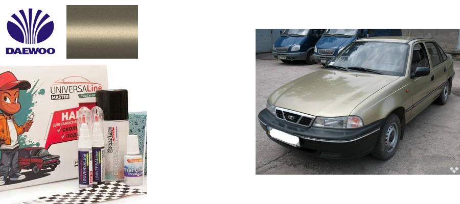 Карандаш для подкраски авто Daewoo 60U Wenmblu' newf sue