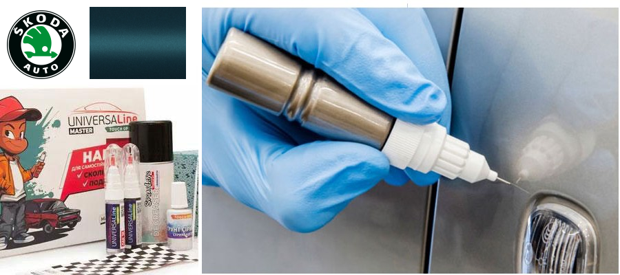 Олівець для підфарбовування авто Skoda 9432 Admiralblau