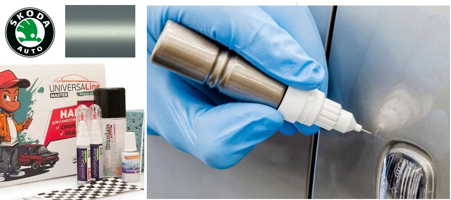 Олівець для підфарбовування авто Skoda LF7W Arctic green